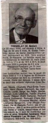 Généalogie Tremblay