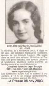 Genealogy Montpetit