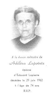 Généalogie Lapointe