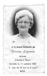 Généalogie Lapointe