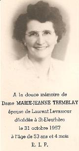 Généalogie Tremblay