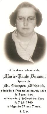 Généalogie Dumont