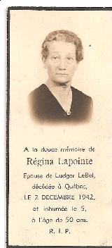 Généalogie Lapointe