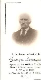 Généalogie Levesque