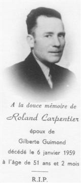 Généalogie Carpentier