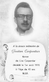 Genealogy Carpentier