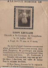 Généalogie Leclair