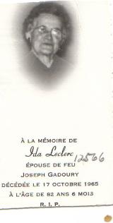 Genealogy Leclerc