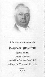 Généalogie Mazuret