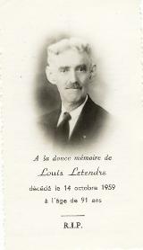 Généalogie Letendre