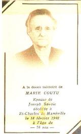 Généalogie Coutu