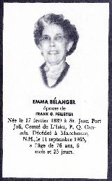 Genealogy Belanger