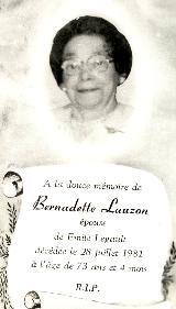 Généalogie Lauzon