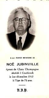 Généalogie Jubinville