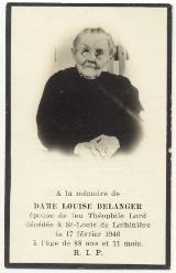 Généalogie Belanger