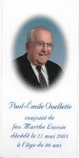 Généalogie Ouellet