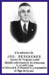 Généalogie Deschenes