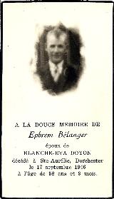 Généalogie Belanger