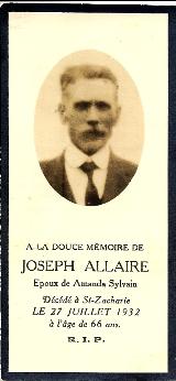 Généalogie Allaire