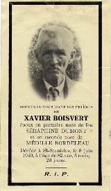 Généalogie Boisvert