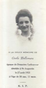 Généalogie Bellemare