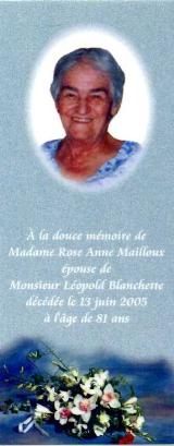 Genealogy Mailloux