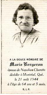 Généalogie Bergeron