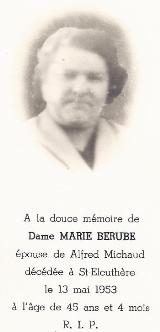 Généalogie Berube