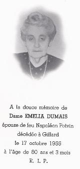 Genealogy Dumais