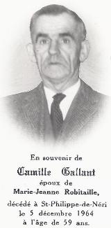 Généalogie Gallant