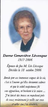 Genealogy Levesque