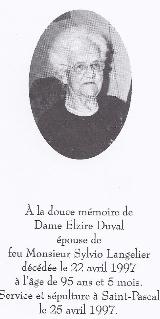 Généalogie Duval