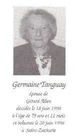 Généalogie Tanguay