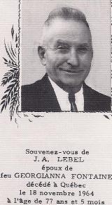 Généalogie Lebel