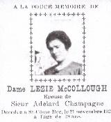 Généalogie McCollough