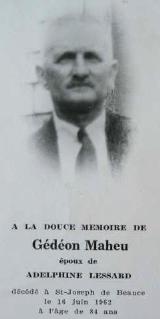 Généalogie Maheu