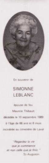 Généalogie Leblanc