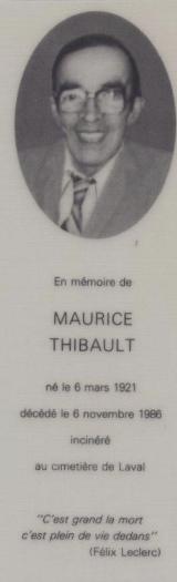 Genealogy Thibault