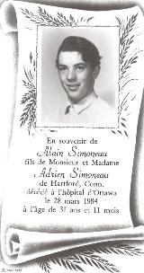 Généalogie Simoneau