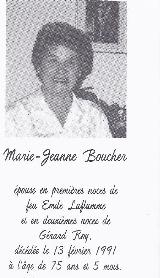 Genealogy Boucher