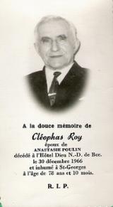 Généalogie Roy