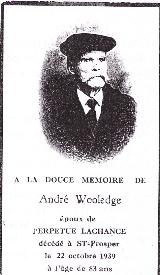 Généalogie Wooledge