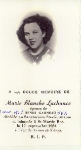 Genealogy Lachance