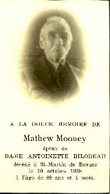 Généalogie Mooney