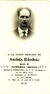 Généalogie Bilodeau