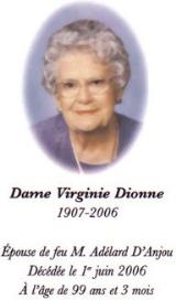 Genealogy Dionne