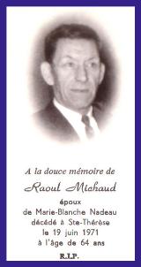 Généalogie Michaud