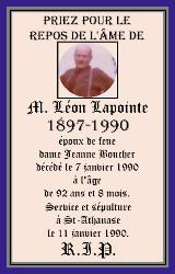 Généalogie Lapointe