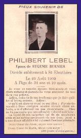 Généalogie Philibert Lebel