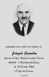 Genealogy Gosselin